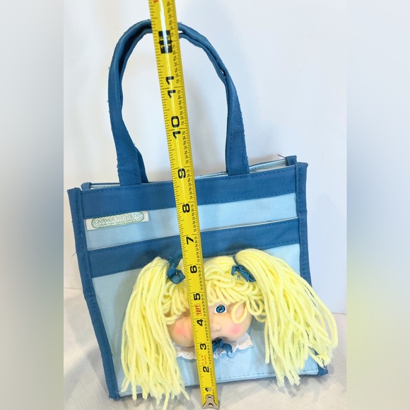 Cabbage Patch Doll Blonde Rubber Face Small Tote 1983 - Picture 9 of 12